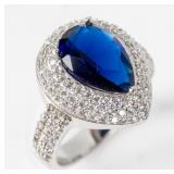 Jewelry Sterling Silver Cocktail Ring