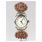 Jewelry Sterling Silver Native-Style Watch
