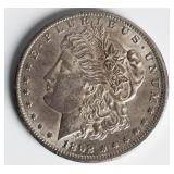 Coin 1892-CC  Morgan Silver Dollar Almost Unc.