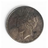 Coin 1922 Peace Silver Dollar See Desc.