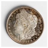 Coin 1886  Morgan Silver Dollar Brilliant Unc.