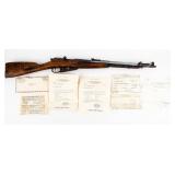 Gun GI Bring-Back Mosin Type 53 Rifle 7.62x54R
