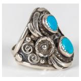 Jewelry Sterling Silver Southwestern Style Ring
