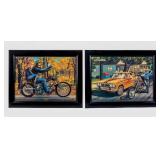 2 Framed Posters Easyriders Magazine David Mann