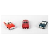 Lot Of 3 Classic Sports / Specialty Scale Cars