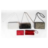 Lot of 5 Vintage Clutches