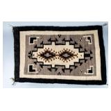 'Two Grey Hills' Medium Sized Navajo Rug