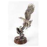Wings of Liberty Pewter Eagle Sculpture