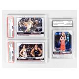 Lot of 3 Graded (10 Gem Mint) Caitlin Clark Cards