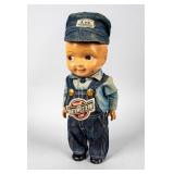 Antique C&NW Buddy Lee Advertising Doll