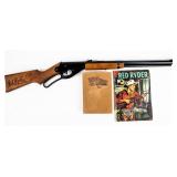 Red Ryder Secret of Wolf Canyon, Comic, & BB Gun