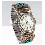 Jewelry 'Nadia' Sterling Silver Native-Style Watch