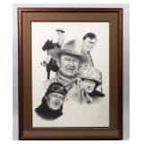Art 'Portraits of John Wayne' By Marvin Gelder