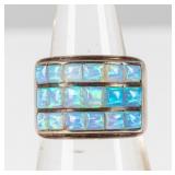 Jewelry Sterling Silver Opal Ring