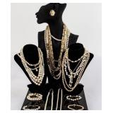 Jewelry Lot of Faux Pearl Jewelry