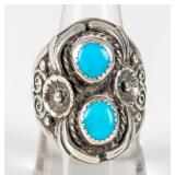 Jewelry Sterling Silver Southwestern Style Ring