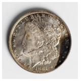 Coin 1881-O Morgan Silver Dollar Brilliant Unc.