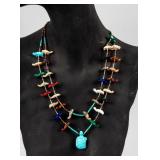 Jewelry Turtle Fetish Necklace & Earrings
