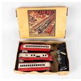 Lot of 4 Marx Train Engine & Cars