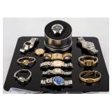 Jewelry Lot of 11 Wrist Watches & 1 Watch head