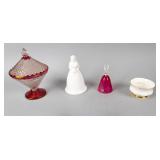 Lot of 4 Vintage High End Cabinet Pieces