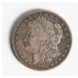 Coin 1900-S Morgan Silver Dollar in Very Fine