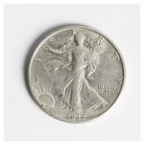 Coin 1937-D Walking Liberty Half Dollar AU