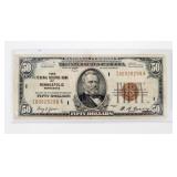 Currency $50 1929 National Currency Minneapolis MI