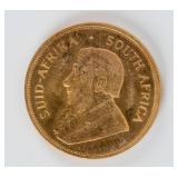 Coin 1980 Gold Krugerrand 1 Troy Oz. .999 Gold