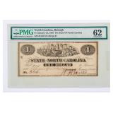 Currency1863 $1 North Carolina, Raleigh PMG 62 UC