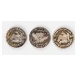 Coin (3) 1 Troy Oz  .999 Fine Silver Rounds