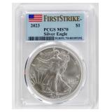 Coin 2023 American Silver Eagle PCGS MS70