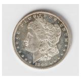 Coin 1896  Morgan Silver Dollar BU DMPL