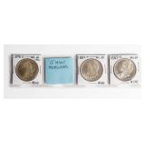 Coin (3) Morgan Silver Dollars 1884-O, 85-O & 98-O