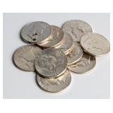 Coin (10) 1952 Franklin Half Dollars Brilliant Unc