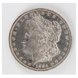Coin 1884-O Morgan Silver Dollar BU DMPL