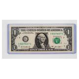 Currency Super Repeater $1 2013 Crisp Uncirculated