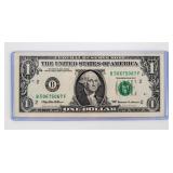 Currency Repeater $1 1989 Crisp Uncirculated