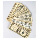 Coin (63) U.S. $1  Silver Certificates AG to VF