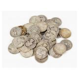 Coin (40) Washington 90% Silver Quarters