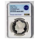Coin 2023 Fiji Silver Dollar 'Morgan' NGC PF70