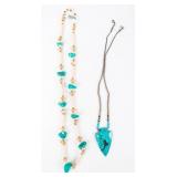Jewelry 2 Turquoise Necklaces