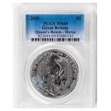 Coin 2020 Great Britain 'Queen's Beast' MS69
