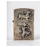 Vintage Thai Sterling Silver Lighter