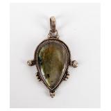 Jewelry Sterling Silver Labradorite Pendant