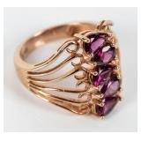 Jewelry Sterling Silver Amethyst Ring