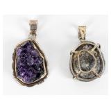 Jewelry Sterling Silver Stone Pendants