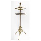 Vintage Brass Gentleman's Valet Stand