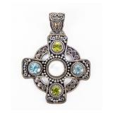 Jewelry Sterling Silver Cross Pendant