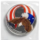 Coin 1 Troy Ounces .999 Fine Silver 250th Anniv.